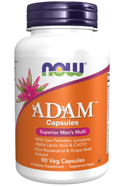 ADAM™ Men’s Multiple Vitamin 90 Veg Capsules.