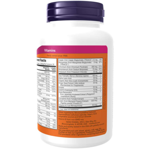 ADAM™ Men’s Multiple Vitamin 90 Veg Capsules.