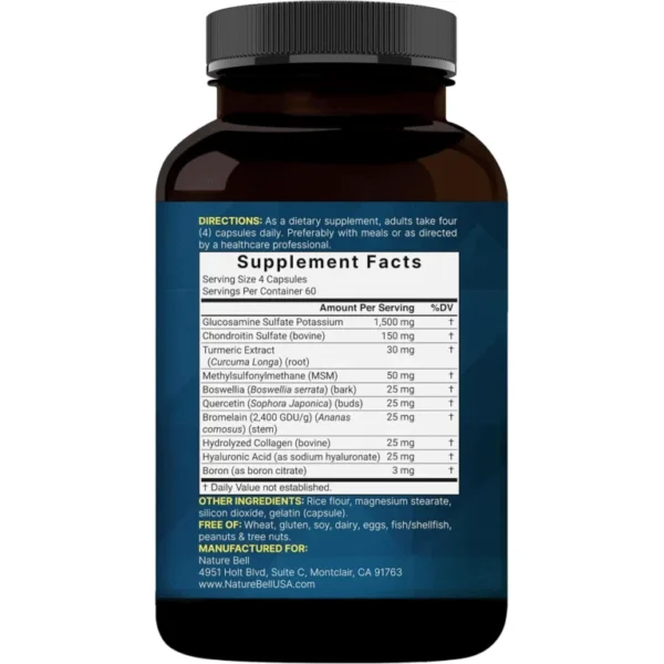 Glucosamine,chondroitin and MSM 240 cap