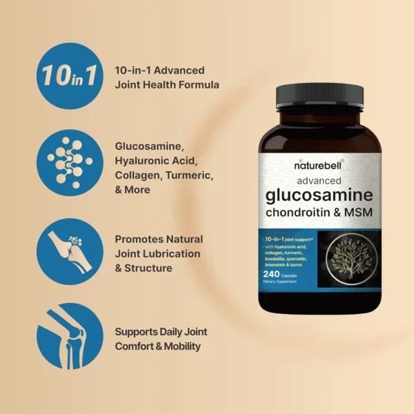 Glucosamine,chondroitin and MSM 240 cap