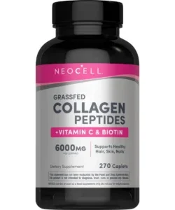Grassfed Collagen Peptides + C & Biotin, 270 Caplets