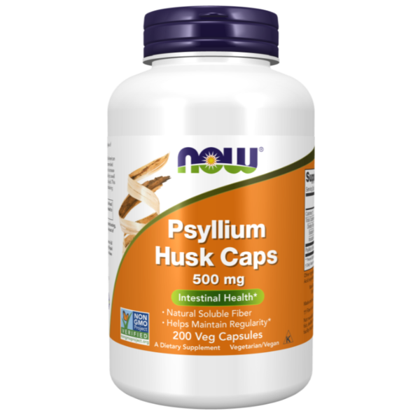 Psyllium Husk 500mg 200 Veg Capsules