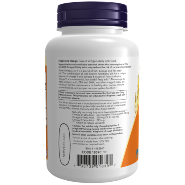 Super Omega 3-6-9 90 Softgels