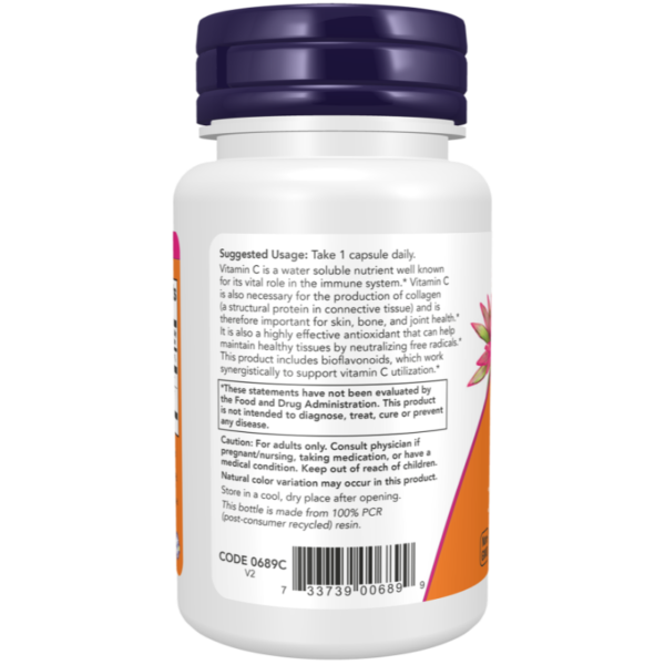 Vitamin C-1000mg 100 Veg Capsules