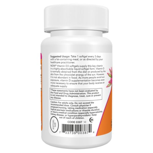 Vitamin D3 10,000 IU 120 Softgels