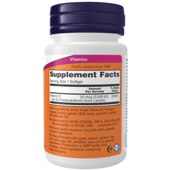 Vitamin D3 2000 IU  120 Softgels