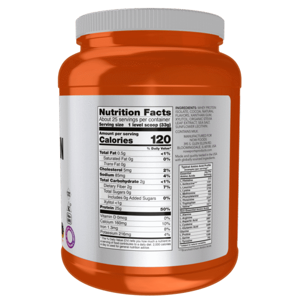 Whey Protein Isolate, Creamy Chocolate Powder 816g