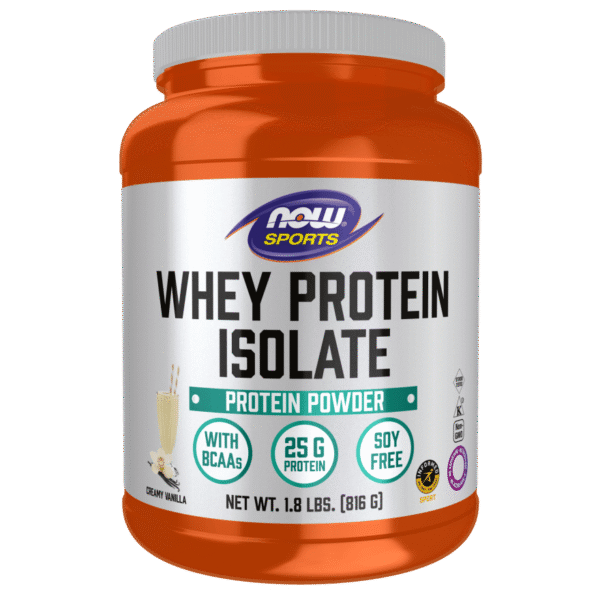 Whey Protein Isolate, Creamy Vanilla Powder 816g