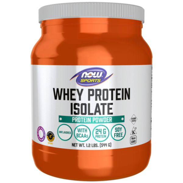 Whey Protein Isolate, Unflavored Powder 544g