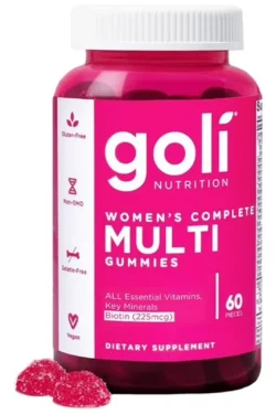 Women’s Complete Multi Gummies with Biotin, 60 Count